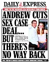 Dagens forside af Daily Express