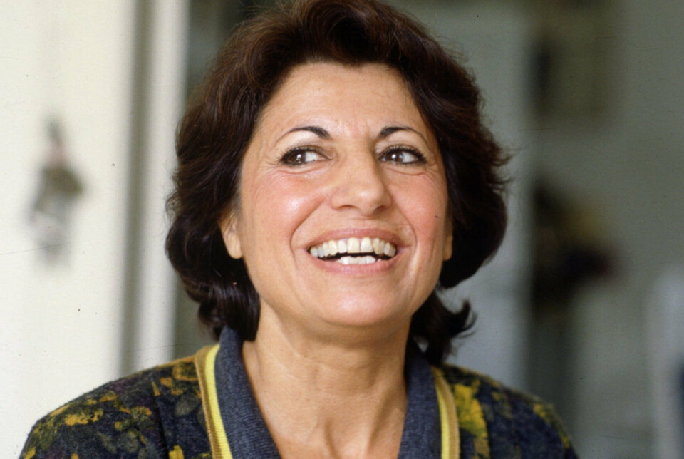 Maria Giacobbe modtog blandt andet Thit Jensens Forfatterlegat og Dansk Litteraturpris for Kvinder. Billedet her er fra 1995