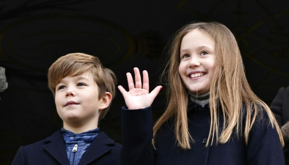 Den 8. januar fylder prins Vincent og prinsesse Josephine 11 år. Og dermed er de blandt de første tvillinger født i 2011. 1236 andre tvillingpar blev født i Danmark det år. (Arkivfoto).