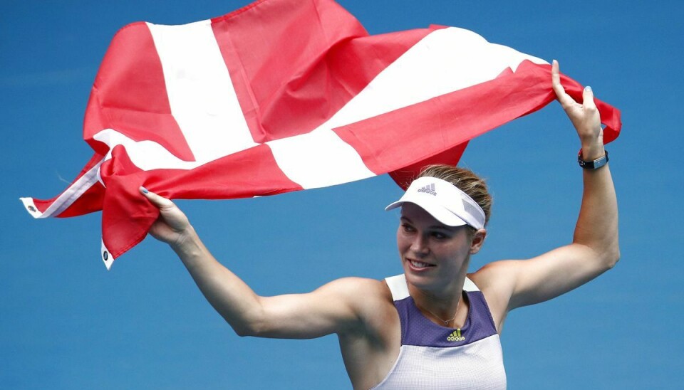Caroline Wozniacki ses her efter sin sidste turneringskamp, som hun spillede ved Australian Open den 24. januar 2020.