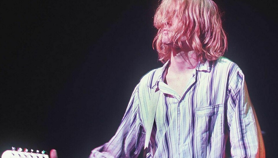 Det var Kurt Cobain, der døde for over 27 år siden, som fik idéen til pladecoveret på Nirvanas plade 'Nevermind'. Designer Robert Fisher har tidligere sagt, at Cobain havde set en film om børn født under vandet, og at han mente, det kunne være et stærkt cover. Babyen afbilledet på coveret er i dag 30 år og har lagt sag an mod blandt andet Cobains enke. Det sagsanlæg er nu blevet afvist. (Arkivfoto)