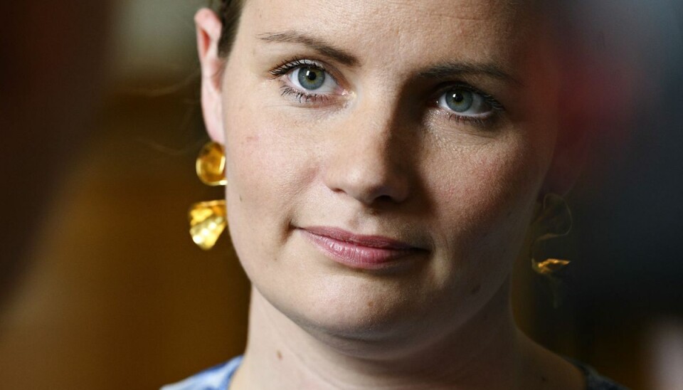 Mai Villadsen er smittet med corona. Mai Villadsen er smittet med corona.