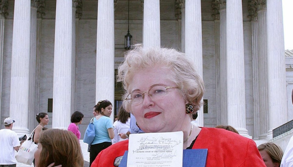 Texas-advokaten Sarah Weddington, der i 1973 vandt en historisk og principiel sag om abort, er død, 76 år.