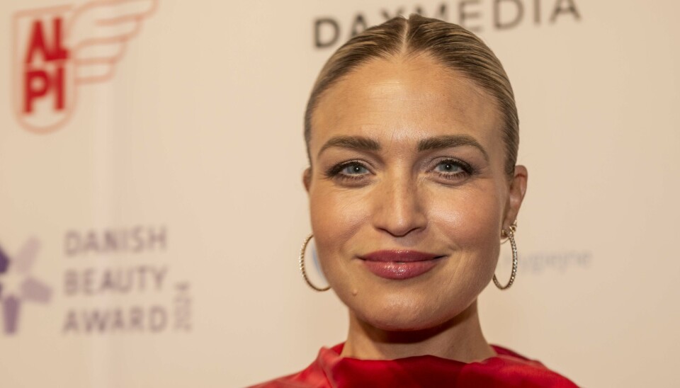 Christiane Schaumburg-Müller skålede på sin fire måneder gamle datter.