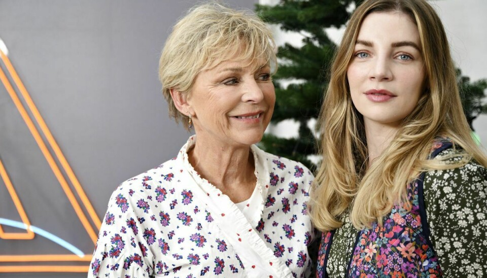 Søs Egelind er stolt af datteren Molly Egelind, som hun spiller sammen med i TV 2-julekalenderen 'Kometernes jul'. (Arkivfoto).