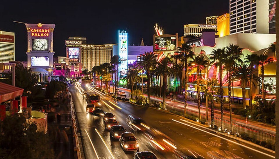 Ikoniske 'The Strib' i Las Vegas. Ikoniske 'The Strib' i Las Vegas.