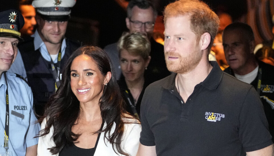 Harry og Meghan ses her under et besøg ved Invictus Games i 2023, der blev afviklet i den tyske by Düsseldorf.