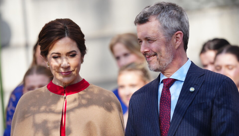 Frederik og Mary ses her under statsbesøget i Sverige tidligere på ugen.
