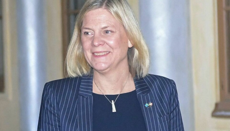 Sveriges første, kvindelige statsminister Magdalena Andersson.