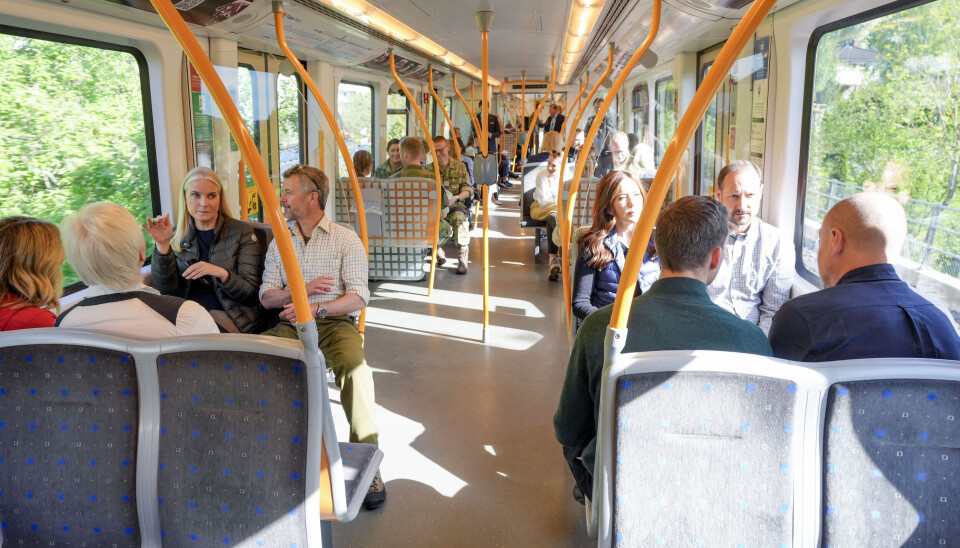 De kongelige på vej til nationalparken