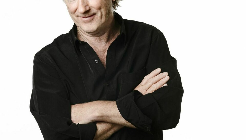 Musikproducer Poul Bruun med sit vanlige kække smil.