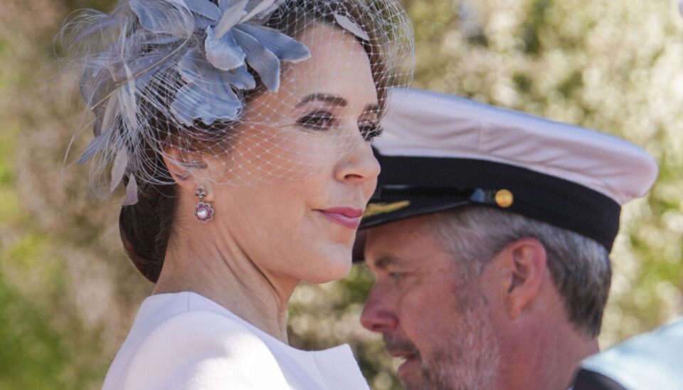 Kong Frederik og dronning Mary ses her under statsbesøget i Norge.