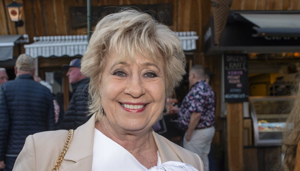 Birthe Kjær klar til Melodi Grand Prix.