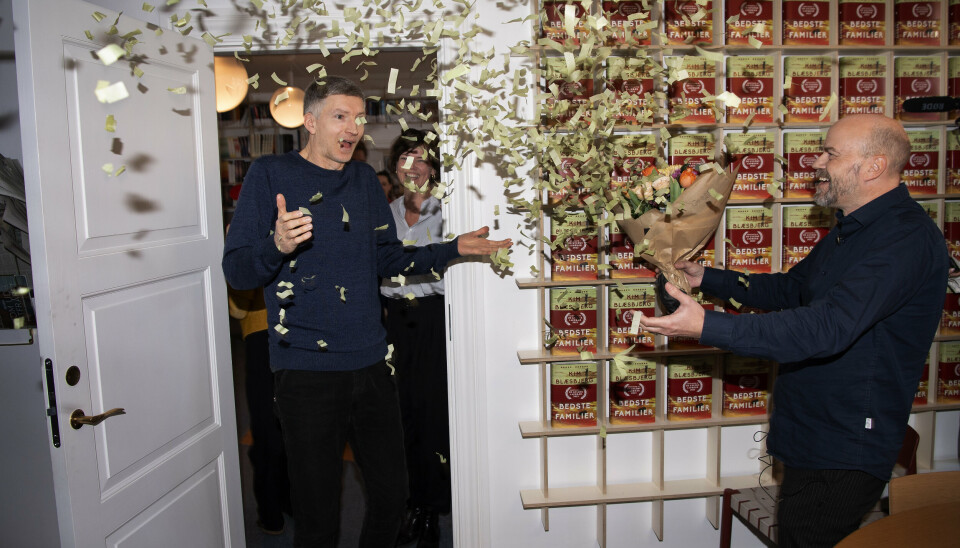 Sådan så det ud tidligere på året, da Kim Blæsbjerg fik De Gyldne Laurbær.