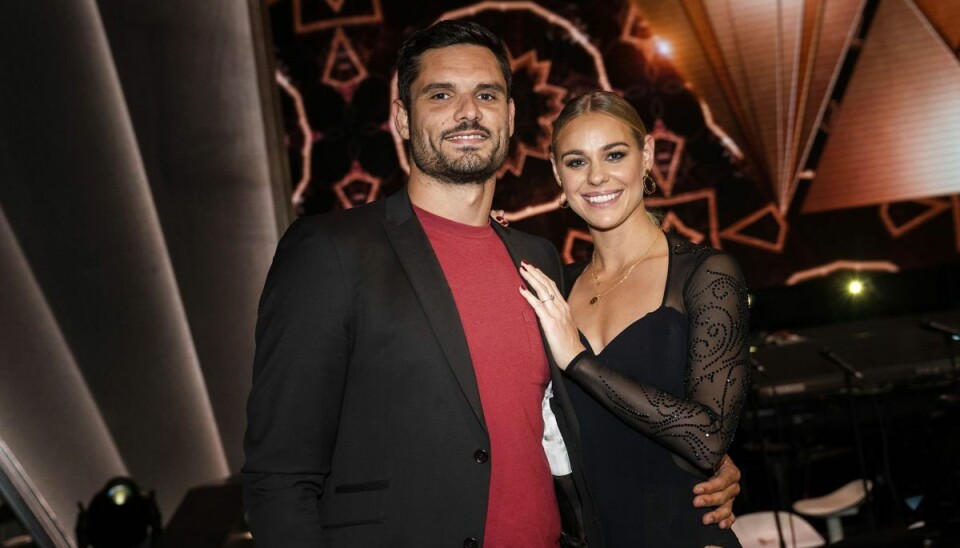 Det er ikke meget, Pernille Blume har set sin franske forlovede, Florent Manaudou, under 'Vild med dans'. Han var forbi studiet i program seks og så Pernille Blumes rumba. Til finalen er han dog også på plads, afslører svømmestjernen. (Arkivfoto).