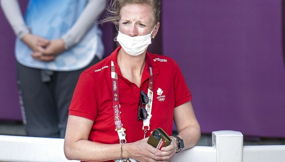 Prinsesse Nathalie ses her ved OL i Tokyo, hvor hun førte det daske dressur-hold til en flot 4. plads.