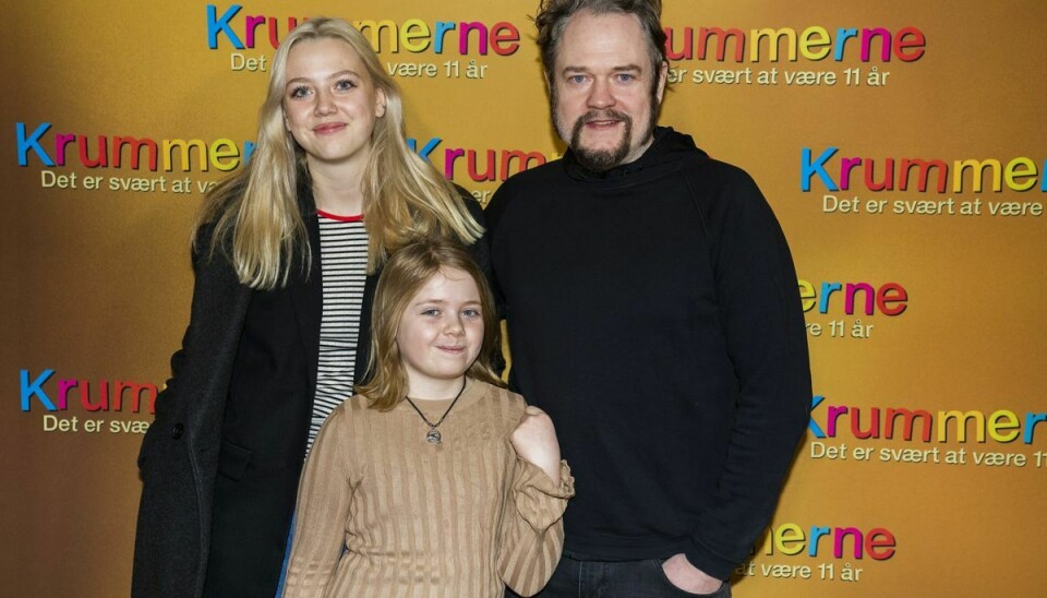 Esben Dalgaard har døtrene Olivia på 16 år og Alberte, som er ni år gammel. Han har glædet sig til at se i deres reaktioner på hans rolle i den nye Krummerne-film, og om de også kan genkende dele af ham i Krummefar-karakteren. (Arkivfoto).