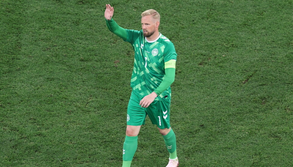 Kasper Schmeichel er ved godt mod forud for EM-kampen mod Tyskland på lørdag.