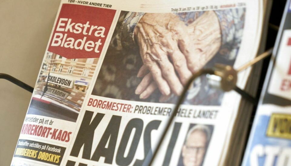 Sloganet 'Tør hvor andre tier' har prydet Ekstra Bladet i 57 år. Nu ændres det til 'Når ingen andre tør'. (Arkivfoto)