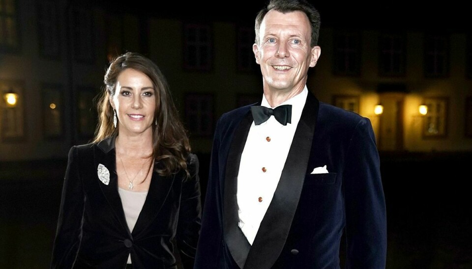 Prinsesse Marie og Prins Joachim ankommer til Fredensborgkoncerten den 26. oktober.