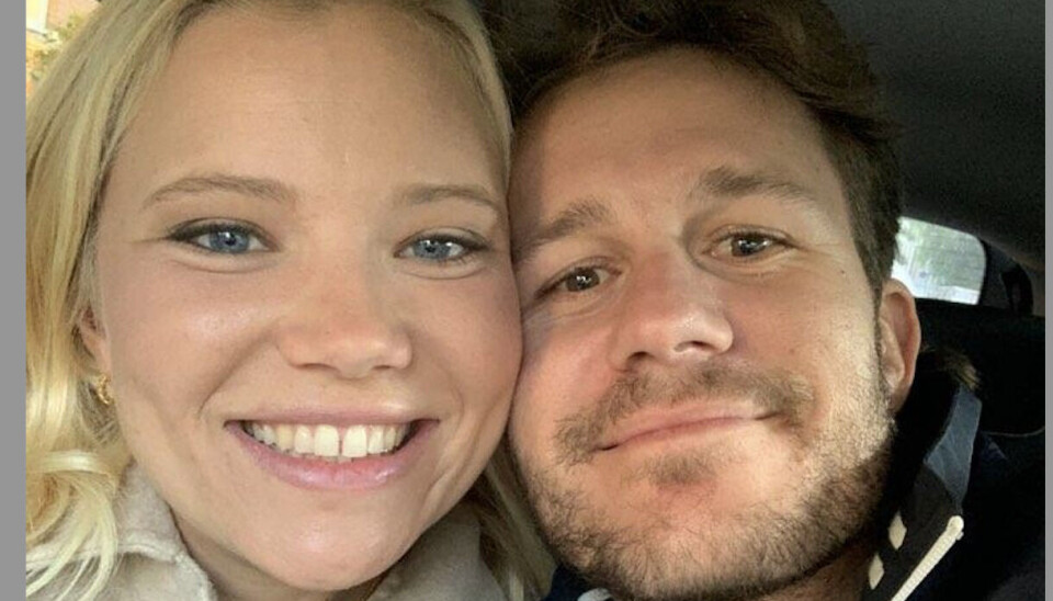 Anne Marie med sin australske kæreste Ryan Palk.