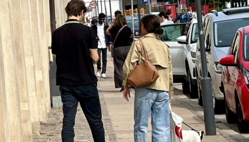 Parret har tidligere vist sig sammen udenfor Grev Felix' adresse på Amalienborg Slot.