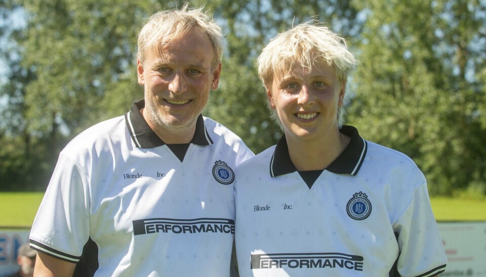 Ligheden er slående mellem far og søn Rasmus Botoft og Willi på 17 år.