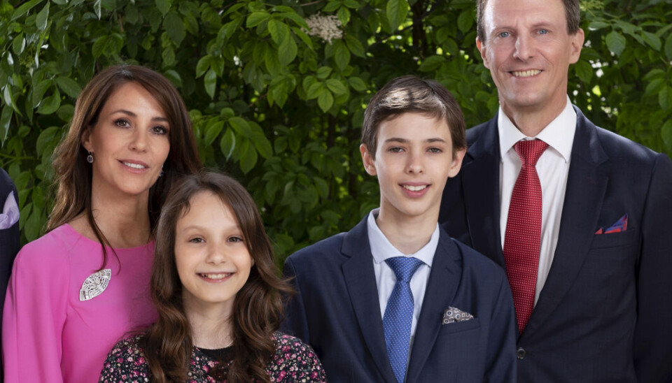 Prins Joachim og familie er på ferie Danmark.