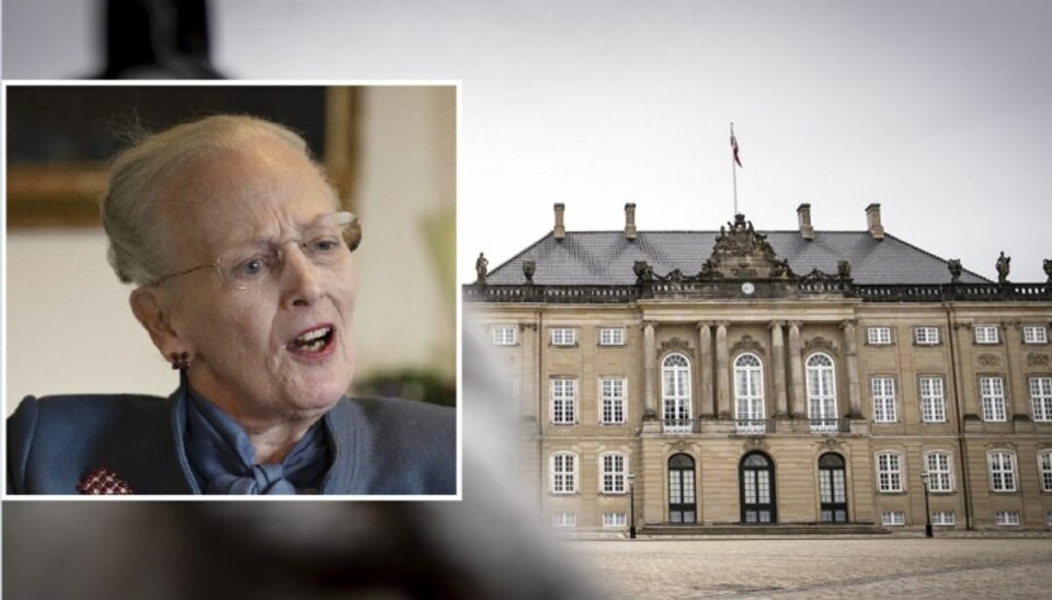 Der er opsat terrorsikring ved Amalienborg