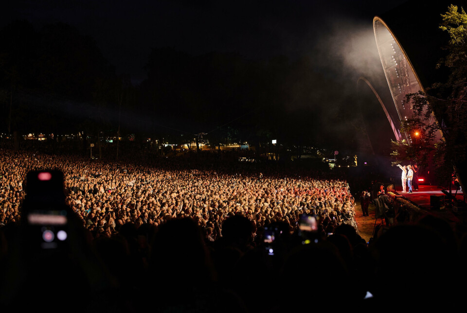 Der var proppet på Smukfests største scene, Bøgescenen, da Lukas Graham spillede onsdag aften.