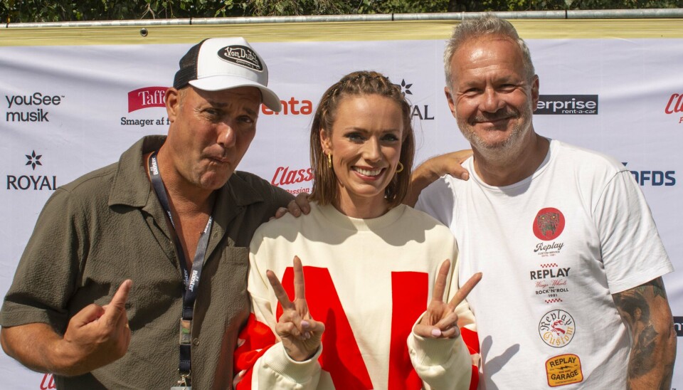 Lisbeth Østergaard flankeres her af Dan Rachlin og partner i foretagendet, Riffi Haddaoui.