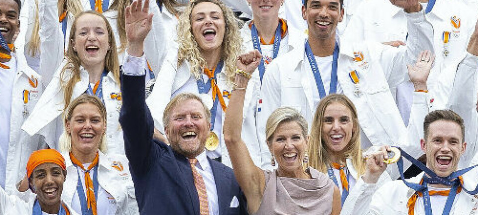Kongepar festede med alle OL-heltene