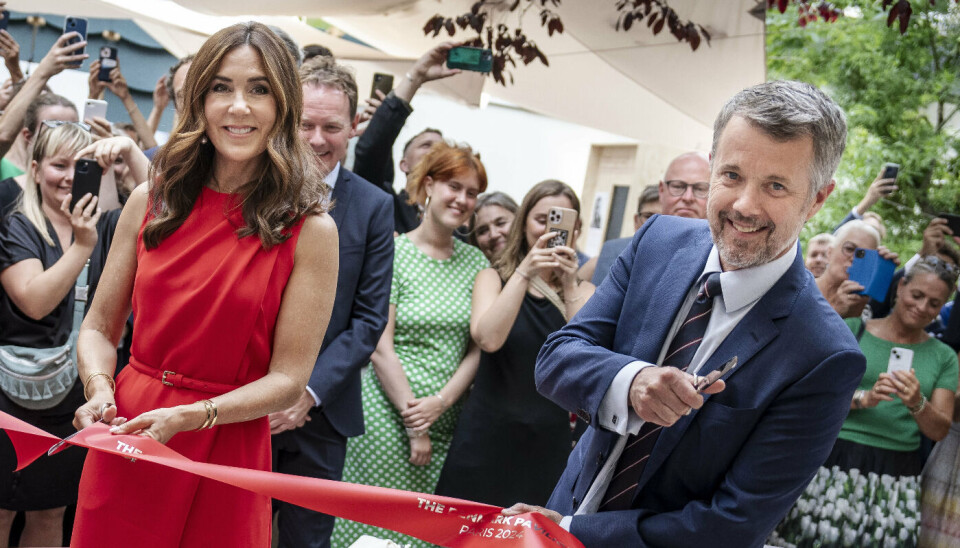 Kong Frederik og dronning Mary indviede officielt den danske pavillon i Paris inden startskuddet ved dette års OL. (Arkivfoto).