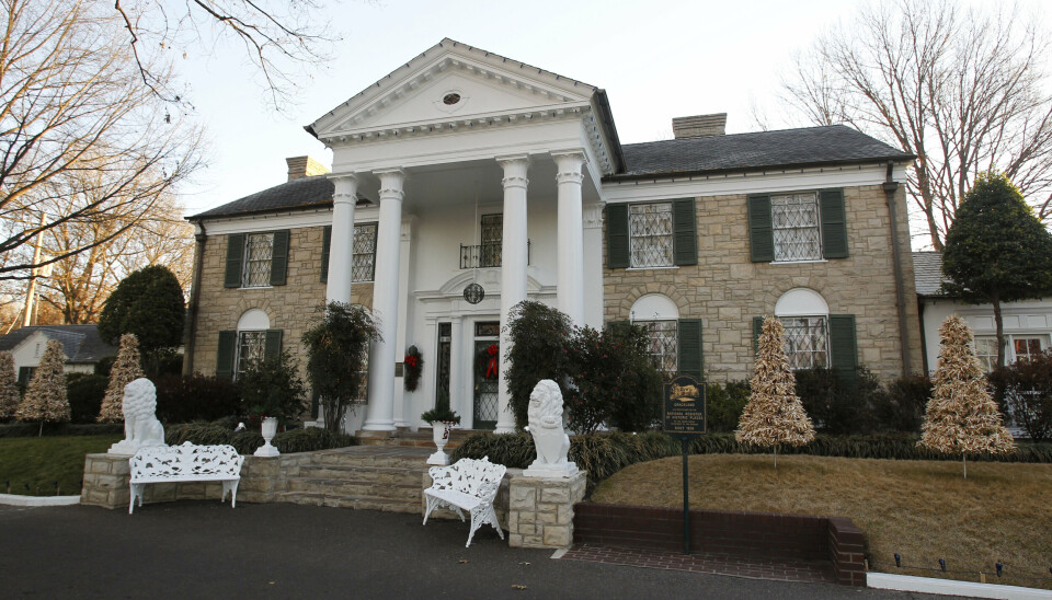 Elvis købte Graceland i 1957. Han boede der frem til sin død i 1977. (Arkivfoto).