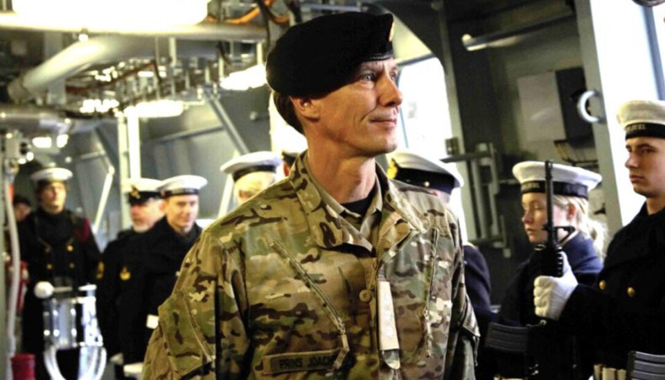 Prins Joachim fra et tidligere besøg i flåden.