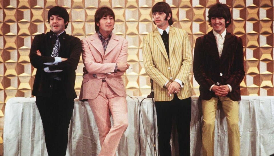 The Beatles fotograferet i Tokyo i 1966. Fra venstre er det Paul McCartney, John Lennon, Ringo Starr og George Harrison. McCartney og Ringo Starr lever fortsat. (Arkiv)