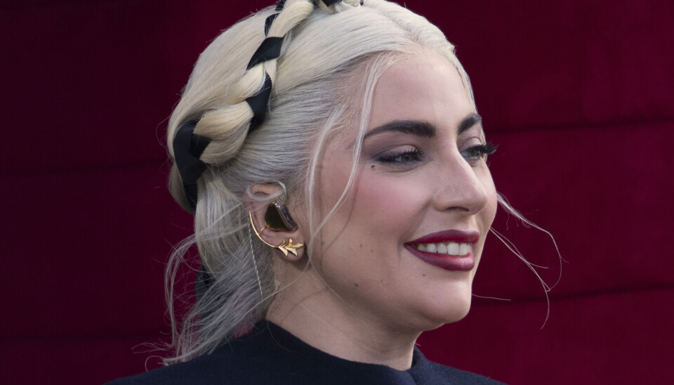Lady Gaga ses her ved indsættelsen af præsident Joe Biden den 20. januar 2021, hvor hun sang den amerikanske nationalsang.