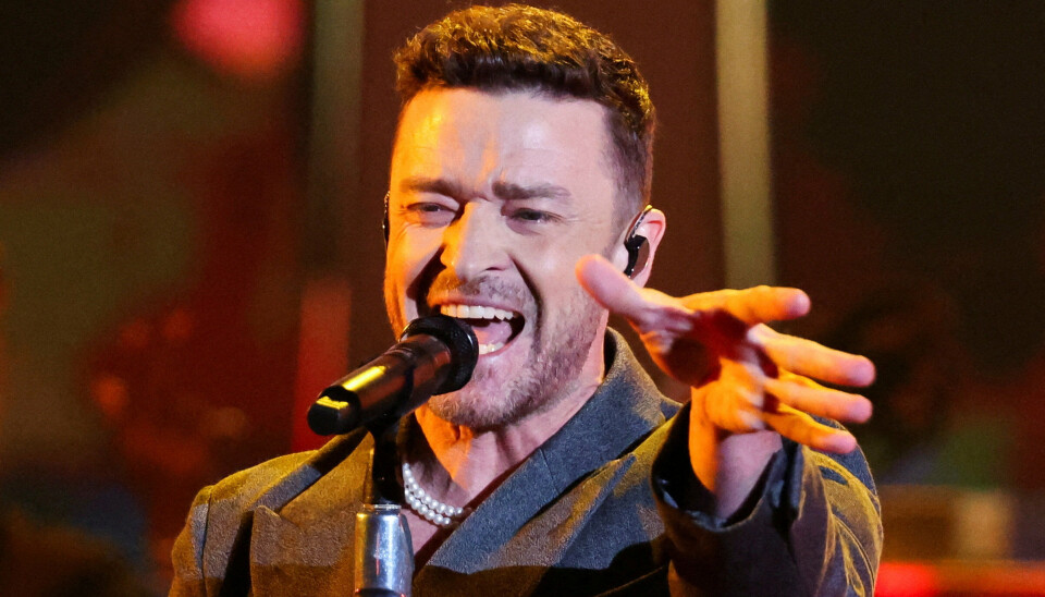 Justin Timberlake frabeder sig, at fotografer tager billeder af ham i Royal Arena torsdag og fredag. Derfor er her et billede af ham fra Los Angeles i april tidligere på året.
