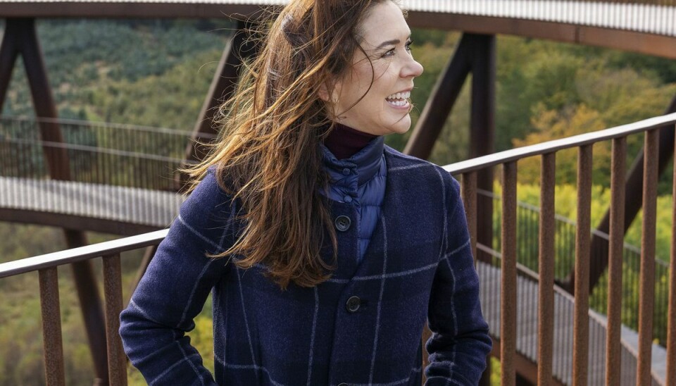 Mary på toppen Kronprinsesse Mary i Skovtårnet.