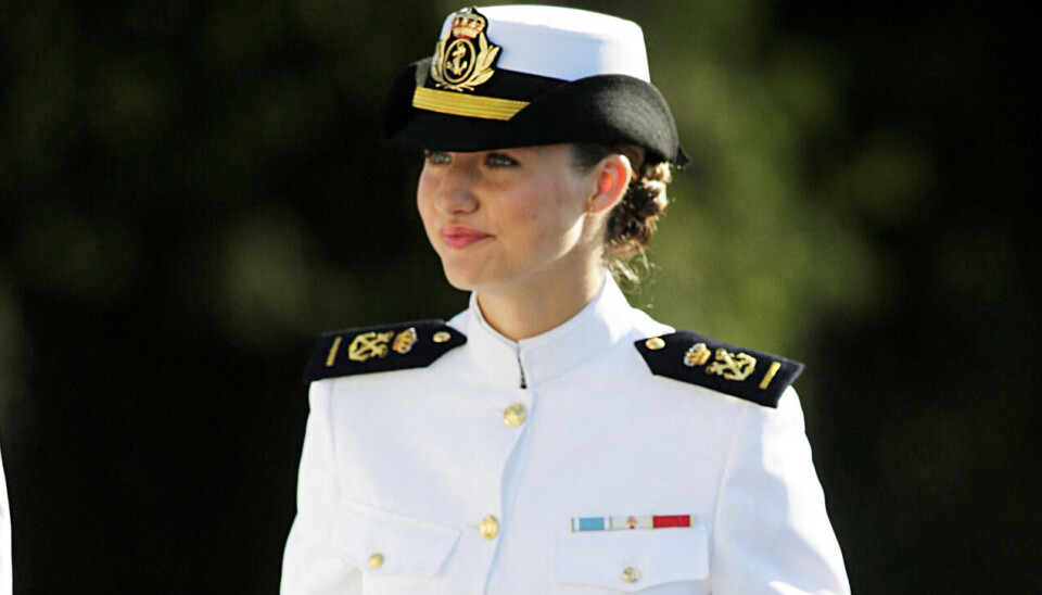 Kronprinsesse Leonor har netop taget hul på en et år lang uddannelse i den spanske flåde.