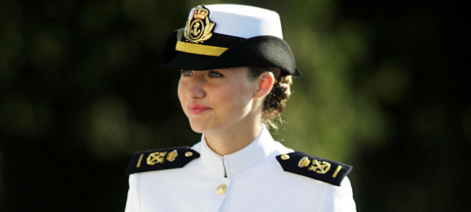 Kronprinsesse melder sig til tjeneste