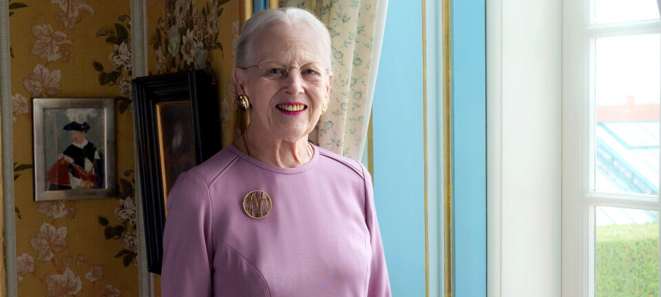 Spildte kaffe på Margrethe