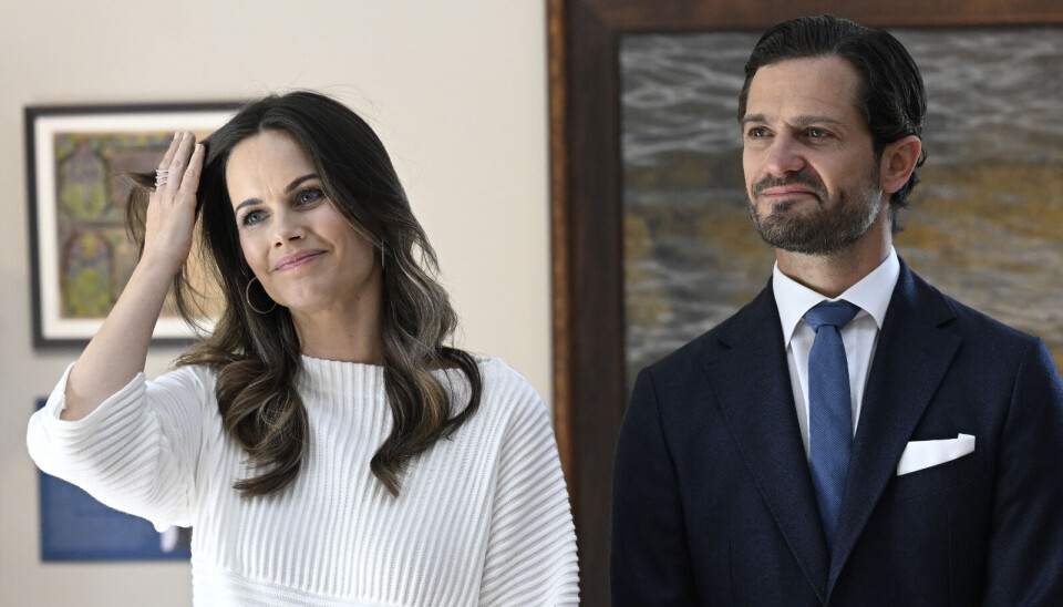 Prins Carl Philip og prinsesse Sofia ses her under deres nylige besøg i Värmland