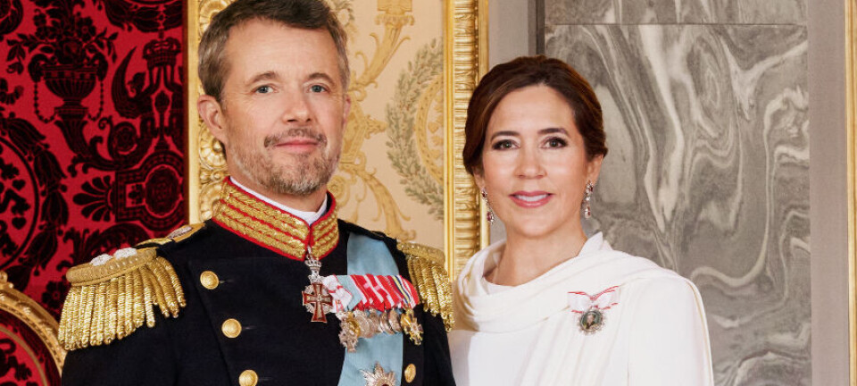 Får fint besøg på slottet