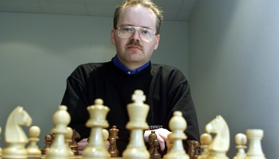 Curt Hansen ved DM i skak i Aalborg i 2000. Onsdag den 18. september fylder Stormester i skak Curt Hansen, 60 r. (Foto: HENNING BAGGER/Ritzau Scanpix)
