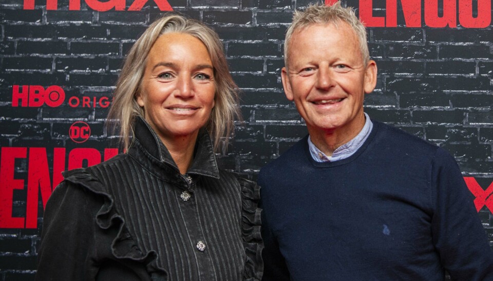 Bubber og Signe til premiere på 'The Penguin'.