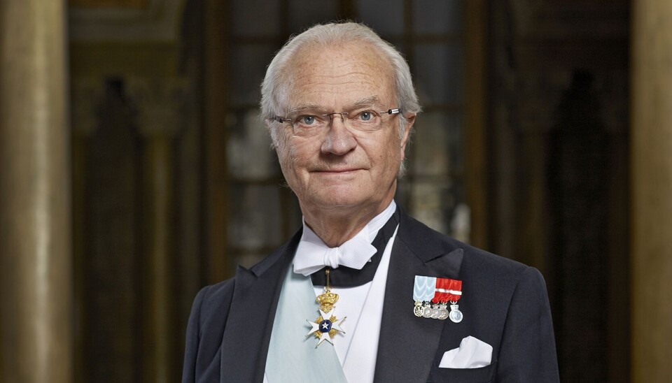 Svenske kong Carl Gustaf.