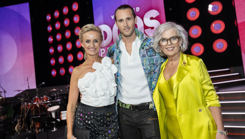 Dommerne Marianne Eihilt, Sonny Fredie-Pedersen og Lene James Mikkelsen under premieren på Vild med dans i København.