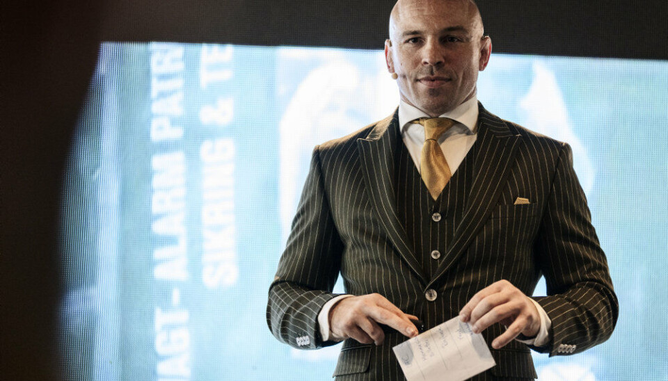 Mark O. Madsen præsenterede i juni stævnet Dominance Fighting Championship i KB Hallen på Frederiksberg.