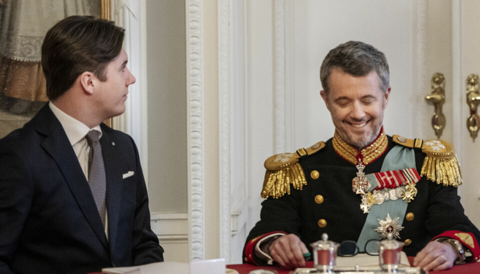 Kong Frederik og kronprins Christian